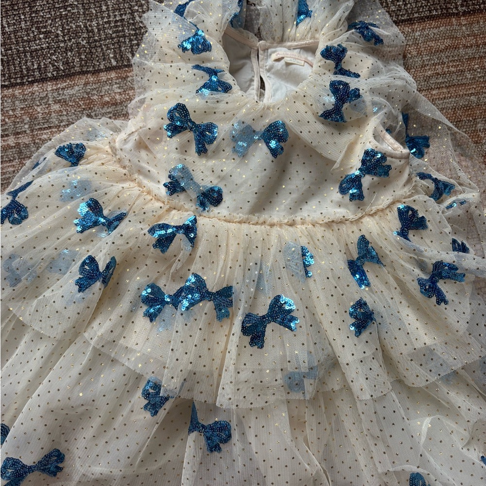 Konges Sløjd Yvonne Fairy Dress in Bowie Blue
